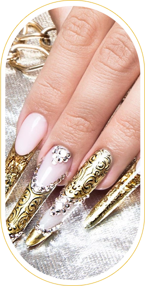 Nail Gold Acrylic